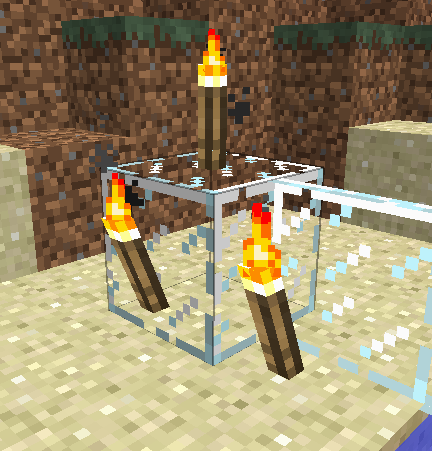 Мод Torches Everywhere для Minecraft 1.2.5 Мод Torches Everywhere для Minecraft 1.2.5
