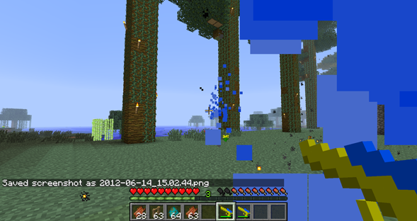 Мод WaterGun для Minecraft 1.2.5 Мод WaterGun для Minecraft 1.2.5